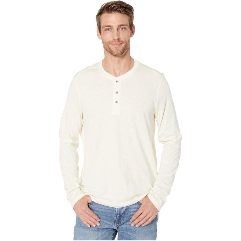 Toad&Co Primo LS Henley – Men’s(Salt) - Toad&Co